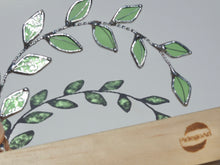 Load image into Gallery viewer, Stained Glass Leaf Arch suncatcher stand | Shinba | PidegoArt