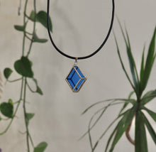 Load image into Gallery viewer, Men's Jewellery, Sydney, Australia, handmade, Inner West, Dulwich Hill, Stained Glass Jewellery, Unisex Jewellery, Geometric, 3D design, 3D, Diamond