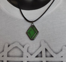 Load image into Gallery viewer, Men's Jewellery, Sydney, Australia, handmade, Inner West, Dulwich Hill, Stained Glass Jewellery, Unisex Jewellery, Geometric, 3D design, 3D, Diamond