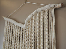 Load image into Gallery viewer, Macrame, driftwood, devil’s ivy, dry native flower, Umbrella tree
