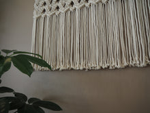 Load image into Gallery viewer, Classic Large Macrame wall hanging with indoor plants, Handmade in Dulwich Hill Sydney, PidegoArt