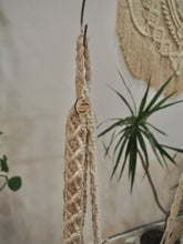 Load image into Gallery viewer, Macrame Plant Hanger with Braid loop and wrap knot, PidegoArt