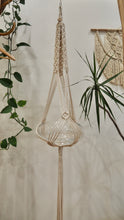 Load image into Gallery viewer, Macrame plant hanger with a glass bowl, PidegoArt