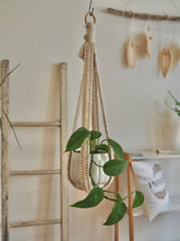 Load image into Gallery viewer, Minimalist Macrame, Macrame Plant hanger, Devil's Ivy, PidegoArt, Dulwich Hill, Sydney, Handmade Locally, Unique Design