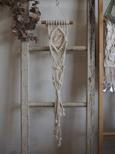 Load image into Gallery viewer, Mini Macrame Plant Hanger with hydro Devil's Ivy, handmade, Tasmanian Oak Dowel, Dulwich Hill Sydney PidegoArt