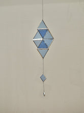 Load image into Gallery viewer, Suncatcher, Stained Glass, Star Spinner, handmade, gift idea, spinning, wind spinner