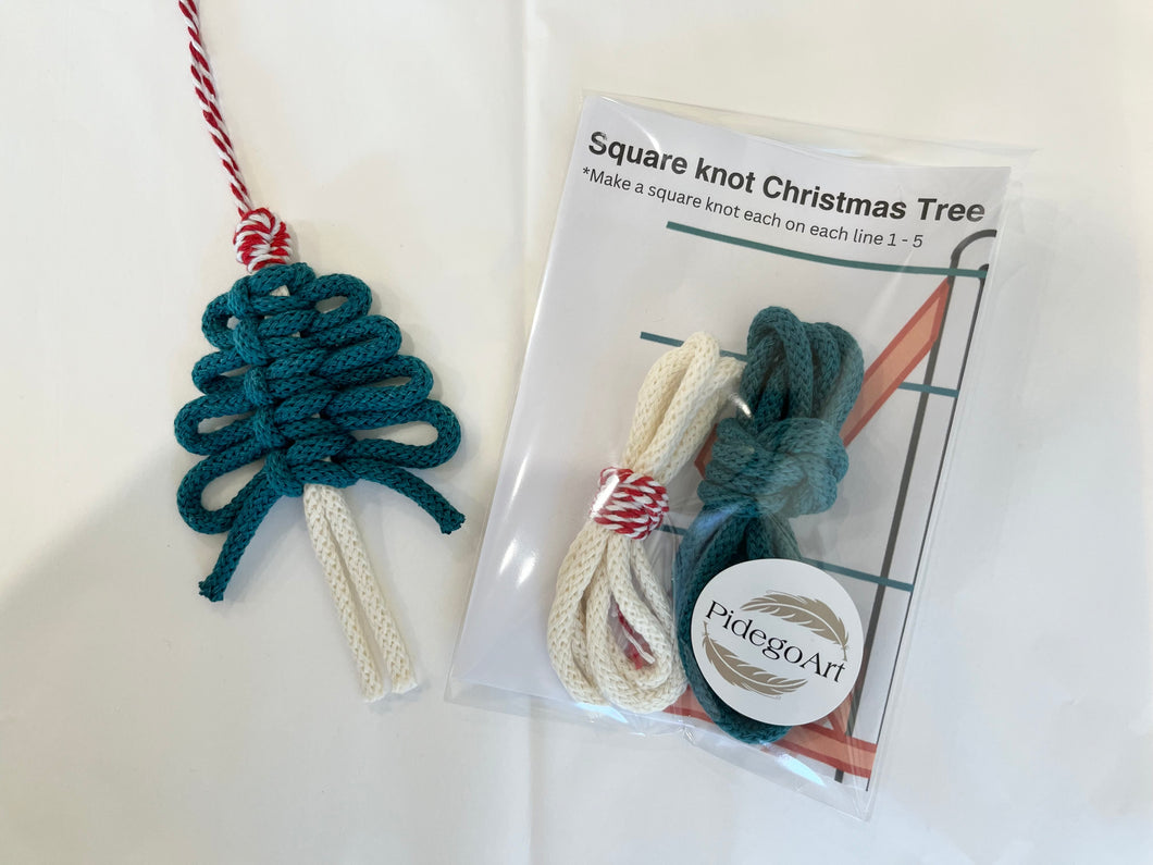Easiest Macrame Christmas Tree ornament kit