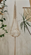Load image into Gallery viewer, Macrame plant hanger with a glass bowl, PidegoArt
