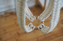 Load image into Gallery viewer, How to start plant hanger from bottom, Minimalist Macrame, Plant hanger, Devil&#39;s Ivy, PidegoArt, Dulwich Hill, Sydney

