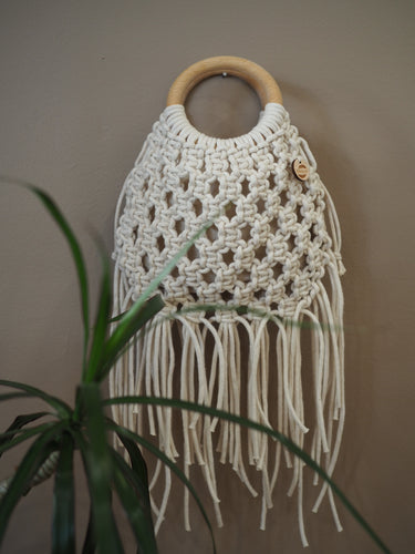 Buy Macrame Top Handle Hand Bag, Brass Metal Frame, Clasp Online in India -  Etsy